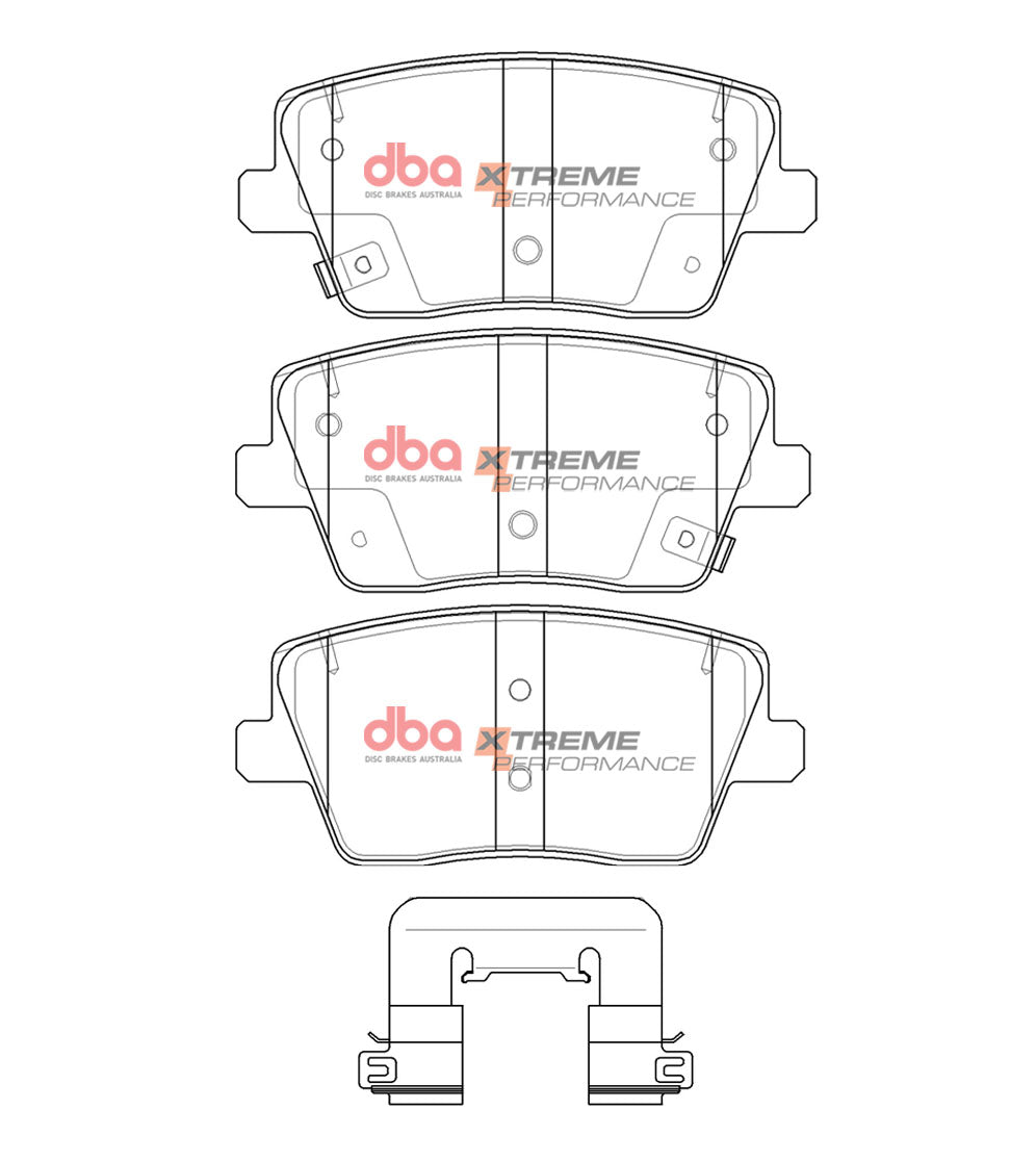 DB15013XP - DBA Xtreme Performance Brake Pads; Rear