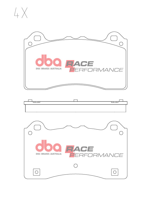 DB15025RP - DBA Racing Performance Brake Pads; Front