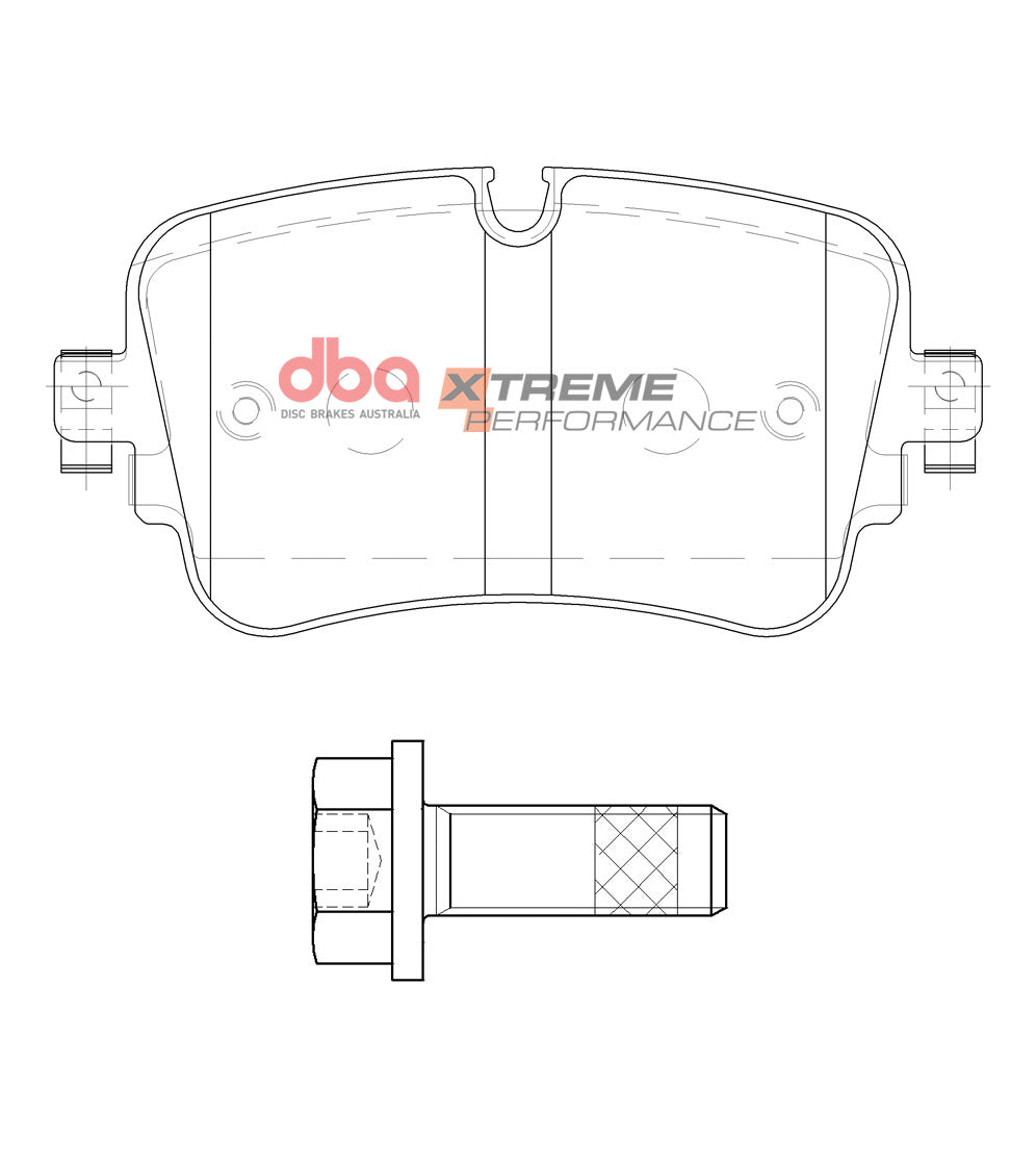 DB15031XP - DBA Xtreme Performance Brake Pads; Rear