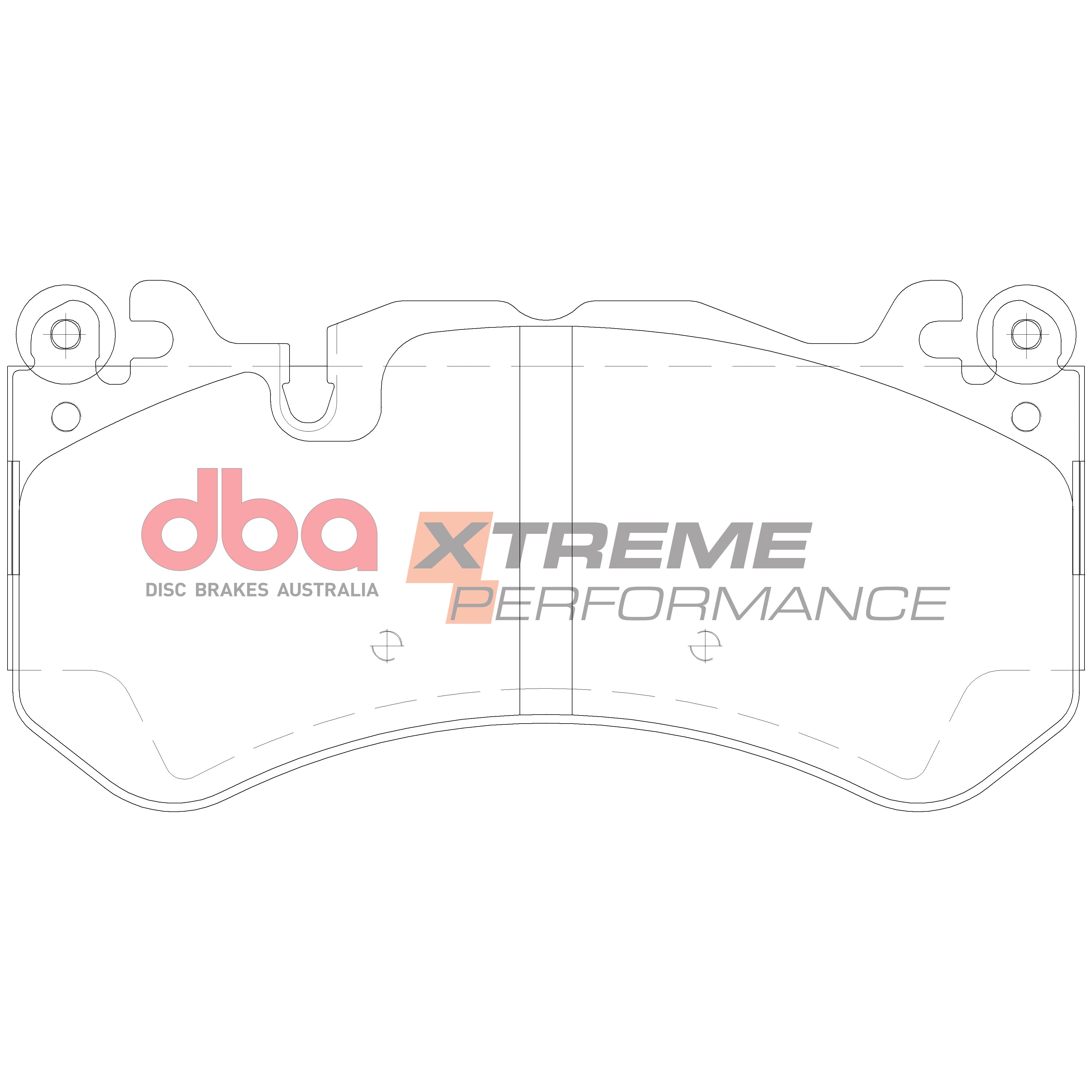 DB15033XP - DBA Xtreme Performance Brake Pads; Front