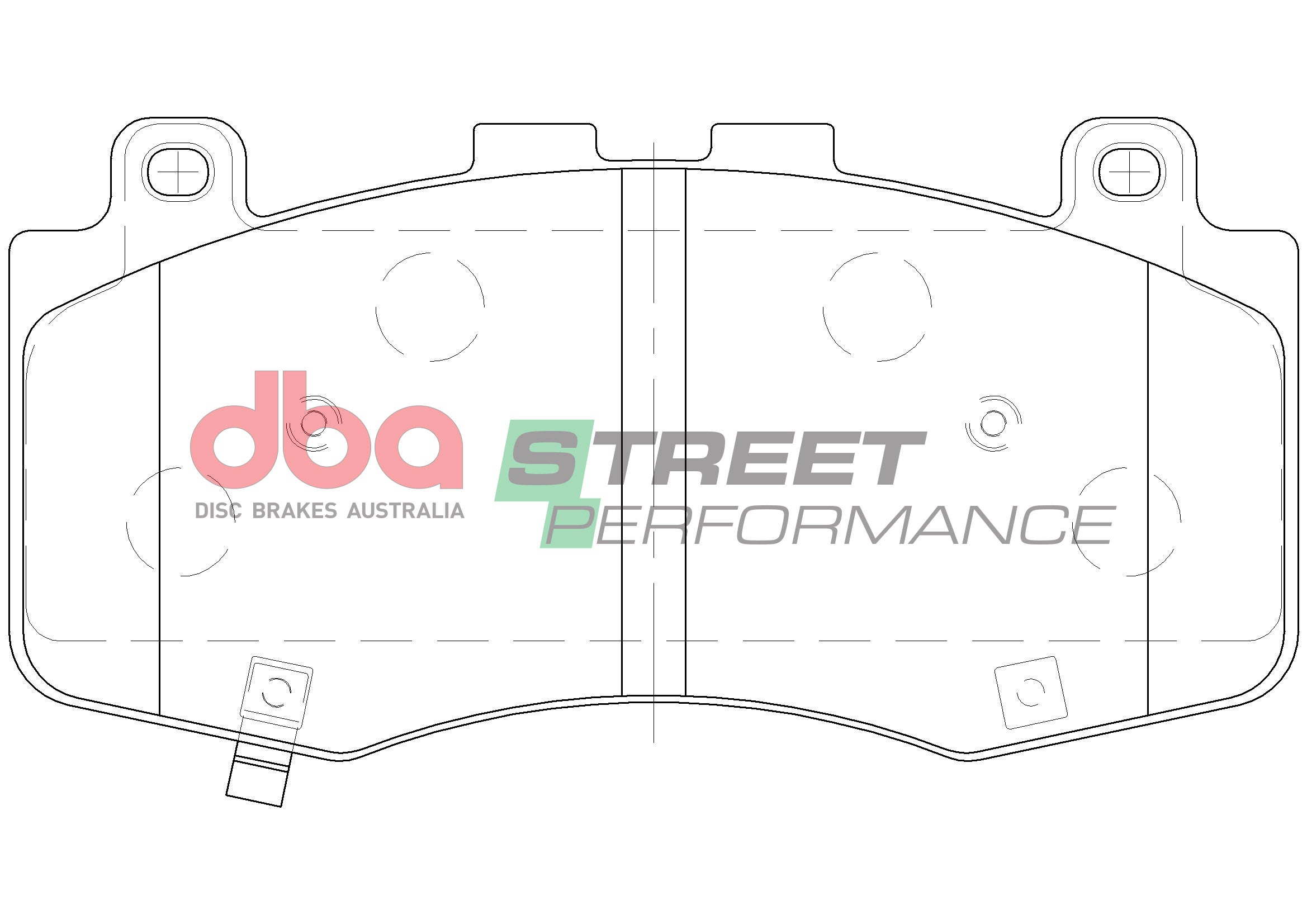 DB15039SP - DBA Street Performance Brake Pads; Front