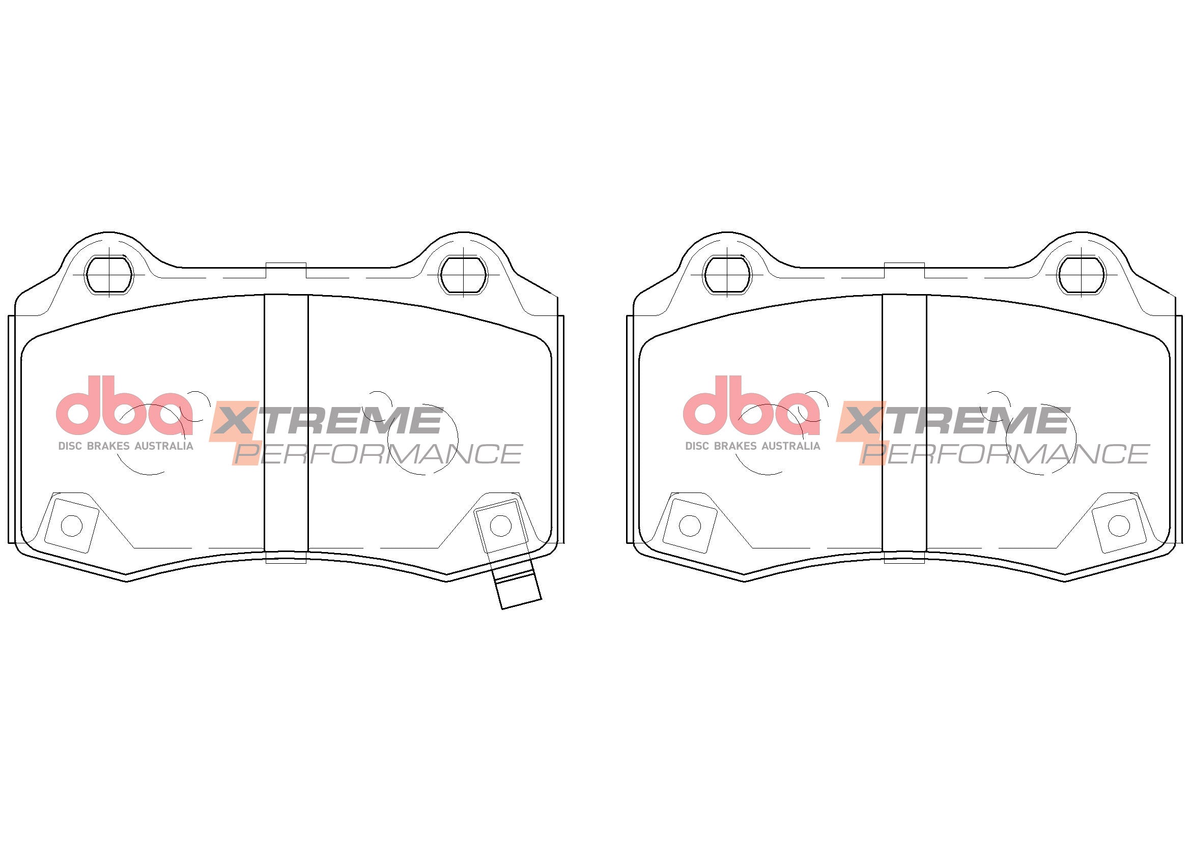 DB15041XP - DBA Xtreme Performance Brake Pads; Rear