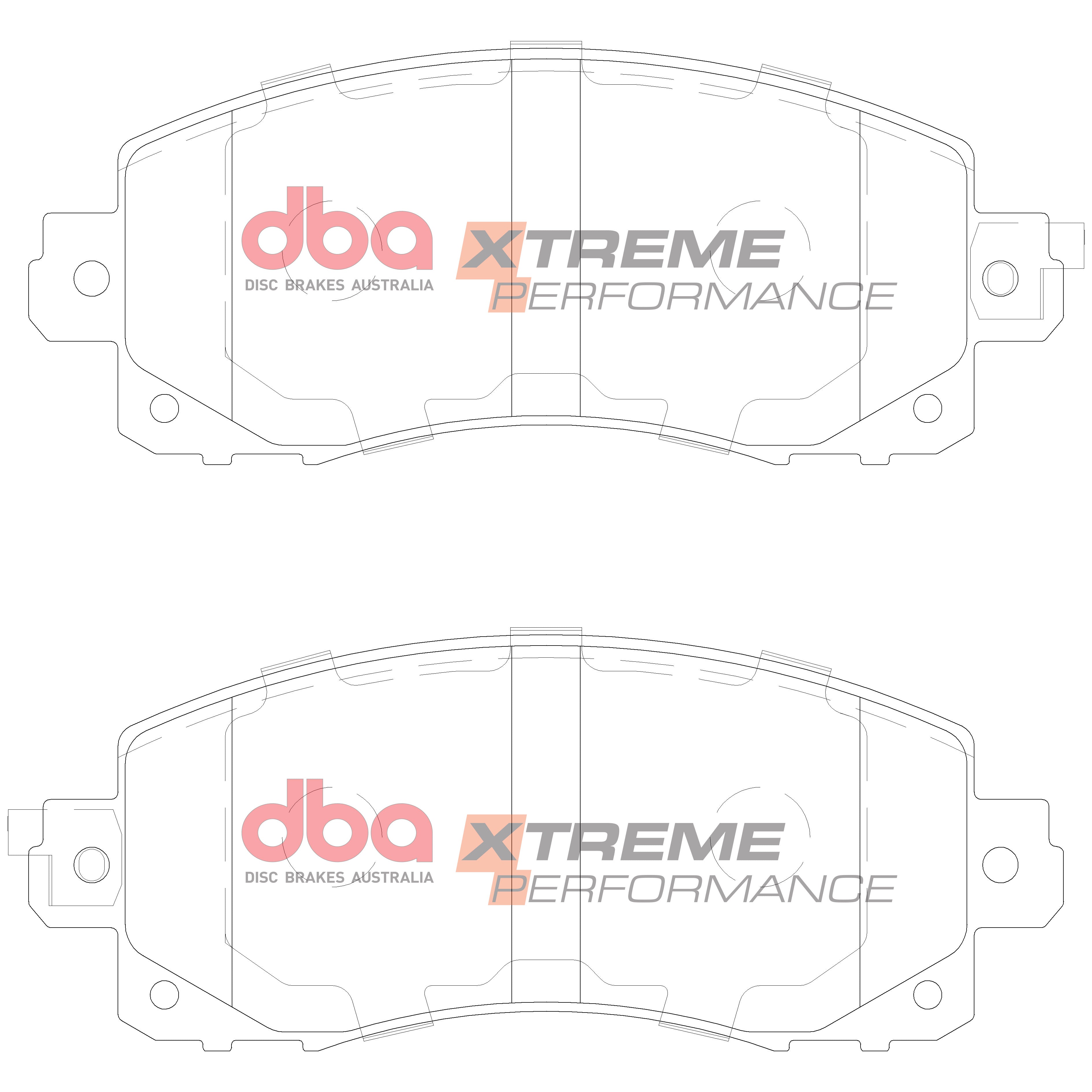 DB15042XP - DBA Xtreme Performance Brake Pads; Front