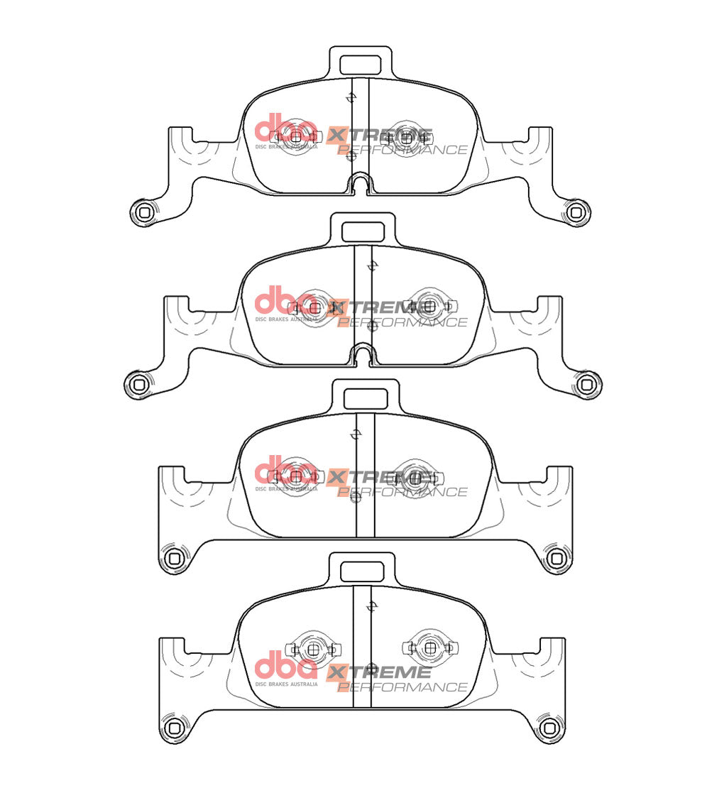 DB15060XP - DBA Xtreme Performance Brake Pads; Front