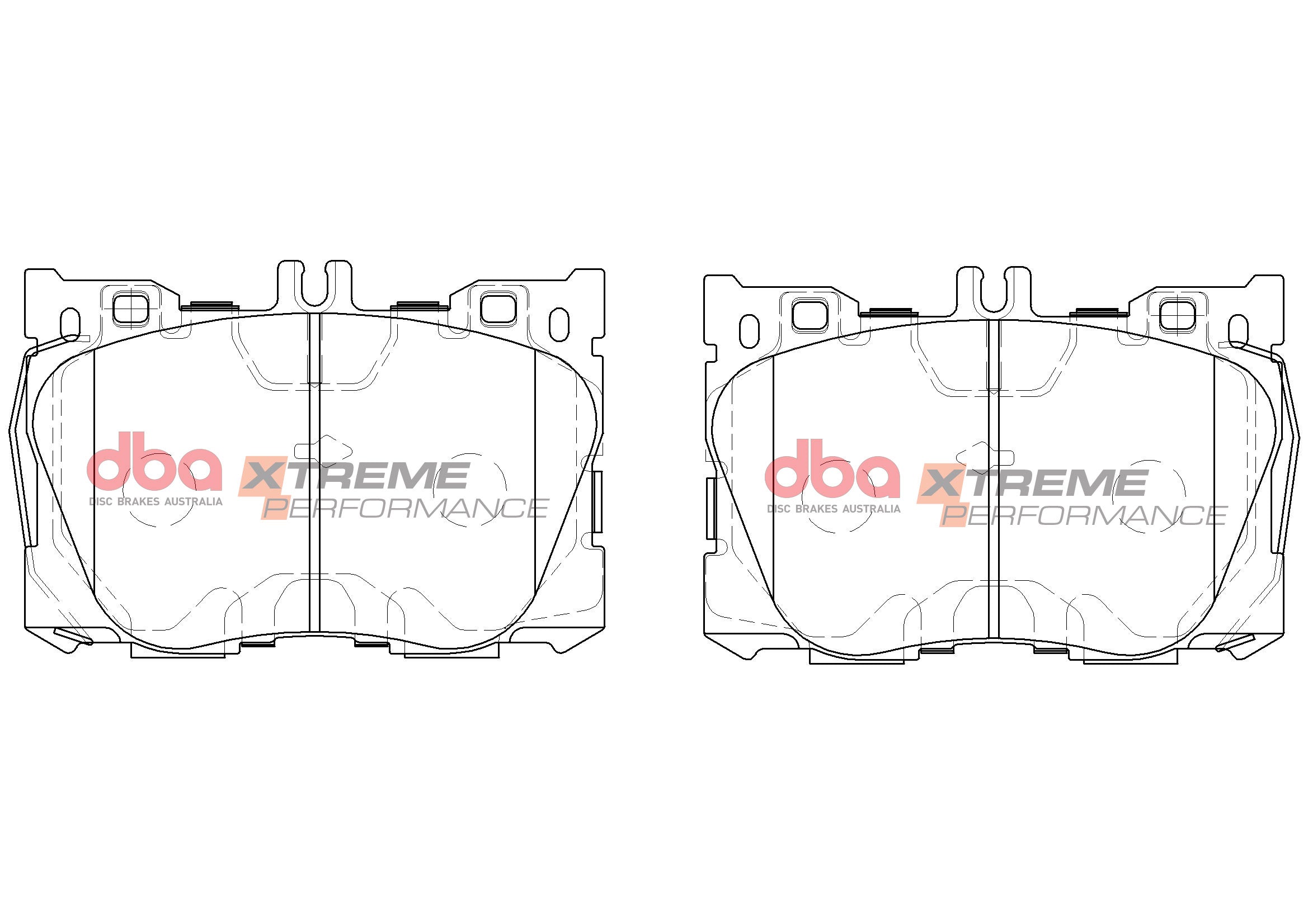 DB15062XP - DBA Xtreme Performance Brake Pads; Front