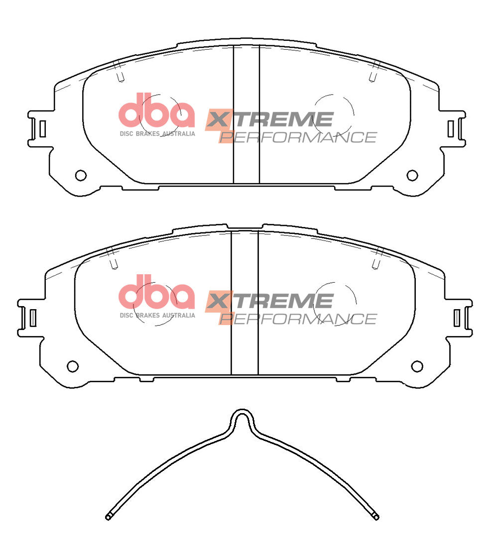 DB15067XP - DBA Xtreme Performance Brake Pads; Front
