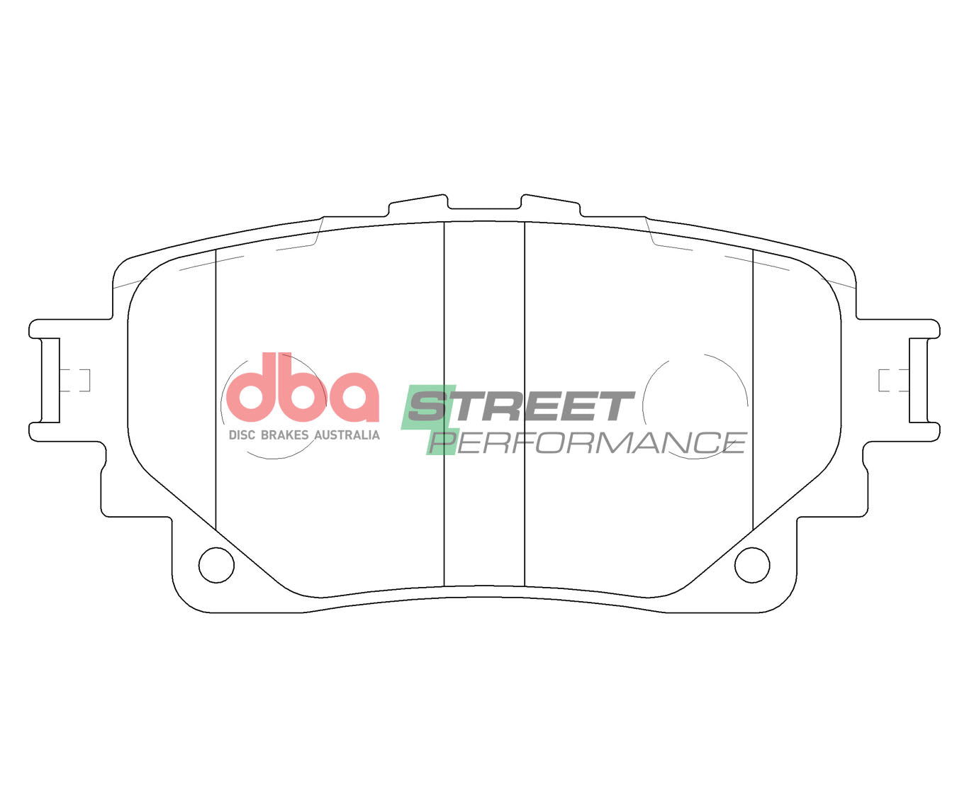 DB15068SP - DBA Street Performance Brake Pads; Rear