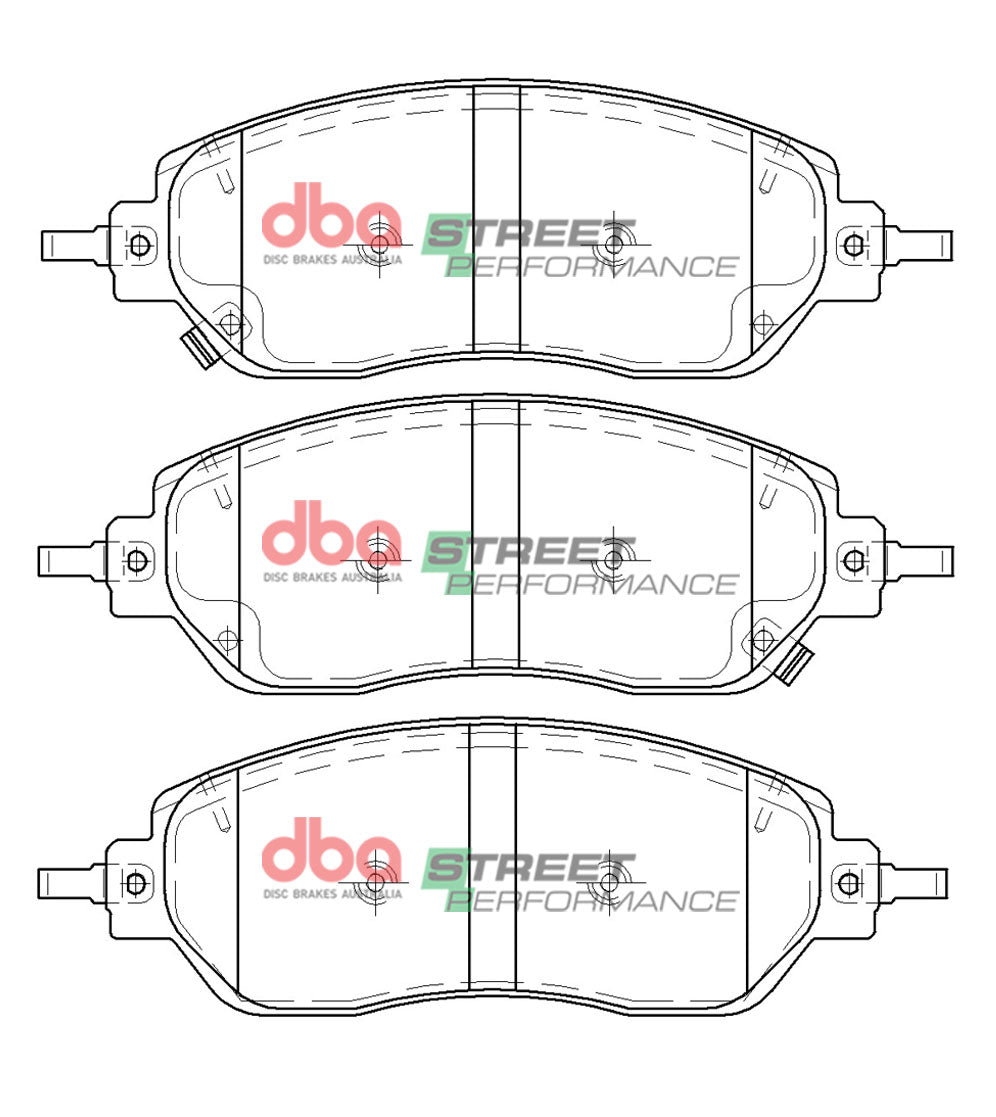 DB15093SP - DBA Street Performance Brake Pads; Front