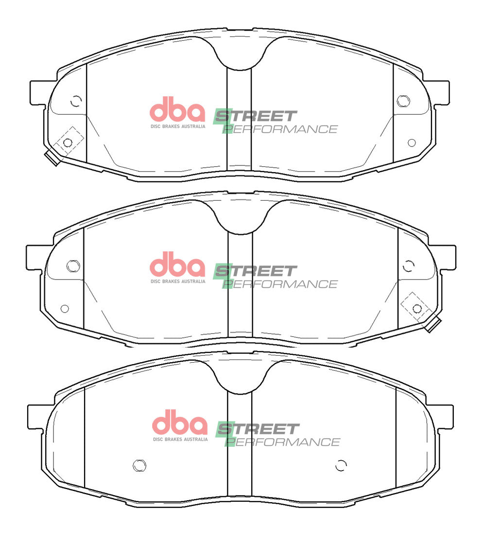 DB15095SP - DBA Street Performance Brake Pads; Front