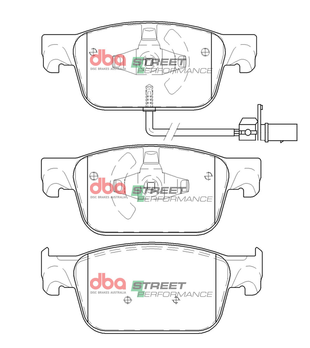 DB15106SP - DBA Street Performance Brake Pads; Rear
