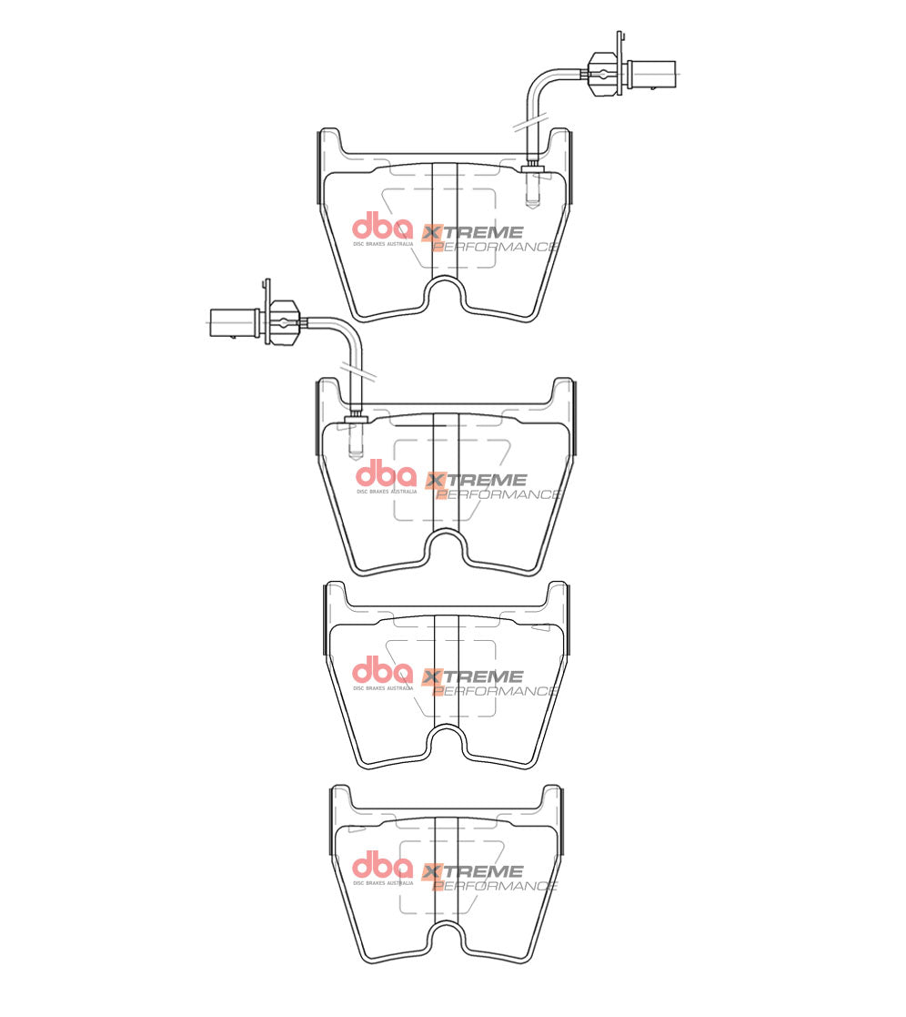 DB15110XP - DBA Xtreme Performance Brake Pads; Front