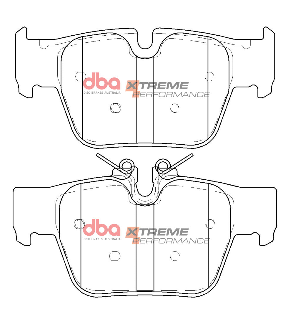 DB15128XP - DBA Xtreme Performance Brake Pads; Rear