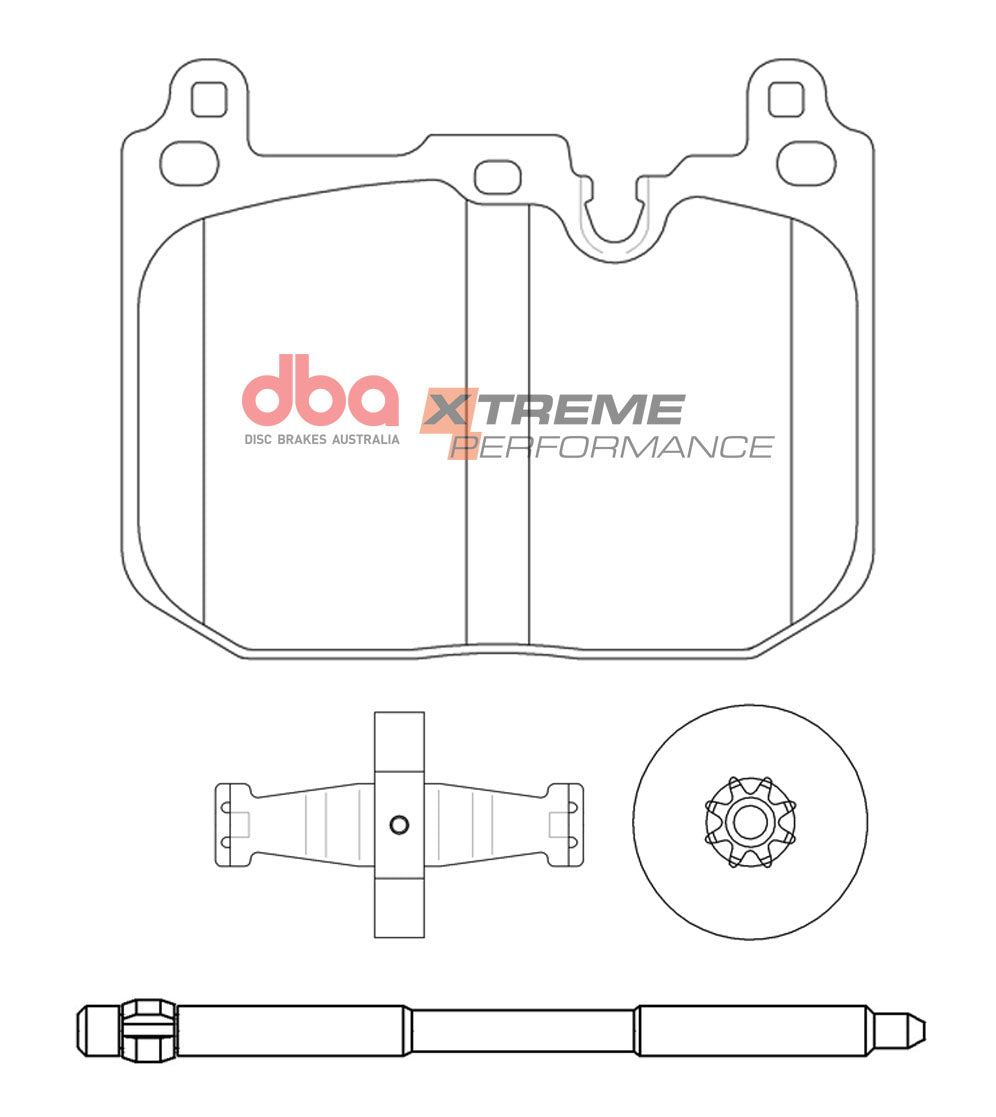 DB15131XP - DBA Xtreme Performance Brake Pads; Front