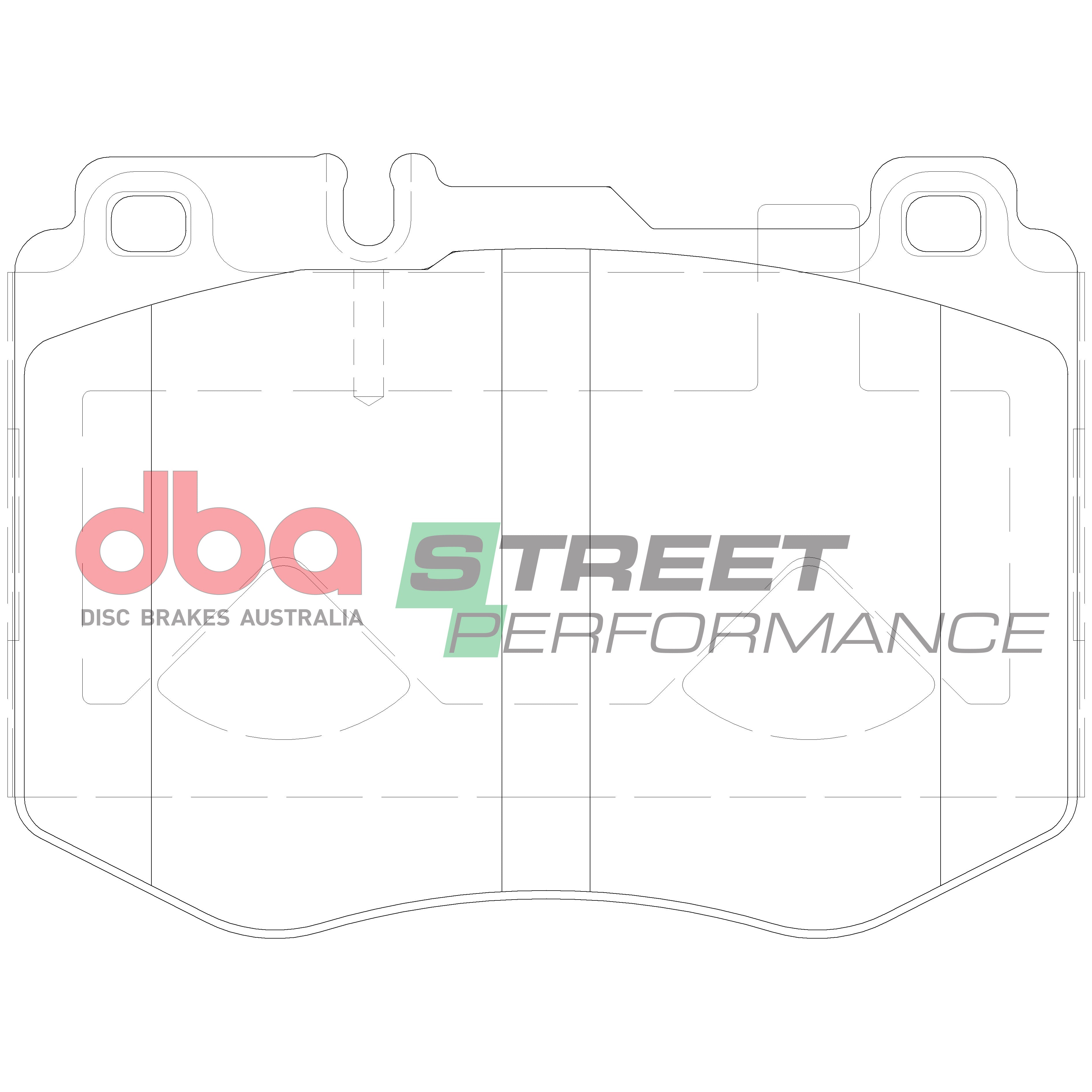 DB15182SP - DBA Street Performance Brake Pads; Front