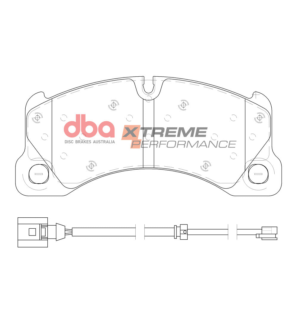DB15182XP - DBA Xtreme Performance Brake Pads; Front