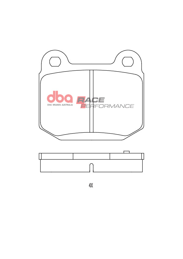 DB1521RP - DBA Racing Performance Brake Pads; Rear