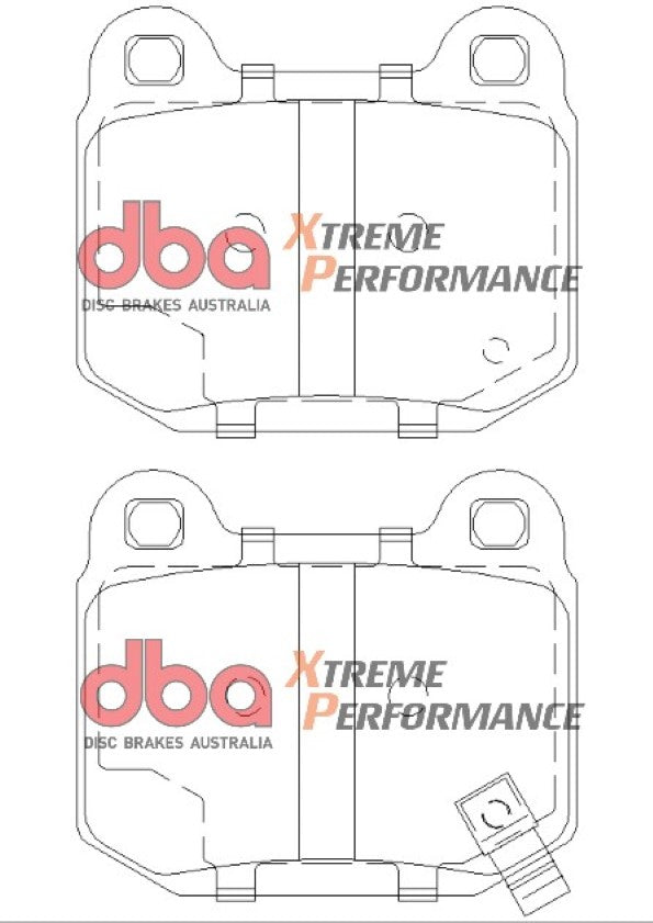 DB1521XP - DBA Xtreme Performance Brake Pads; Rear