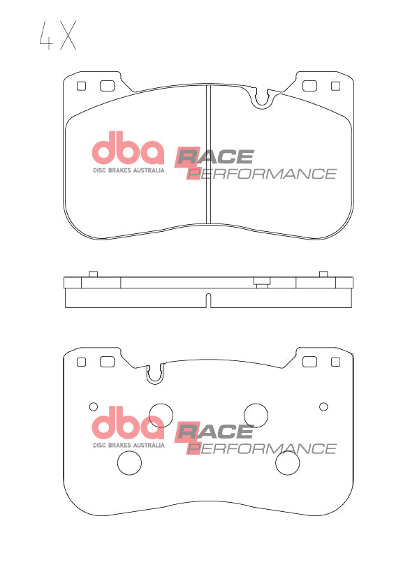 DB15302RP - DBA Racing Performance Brake Pads; Front