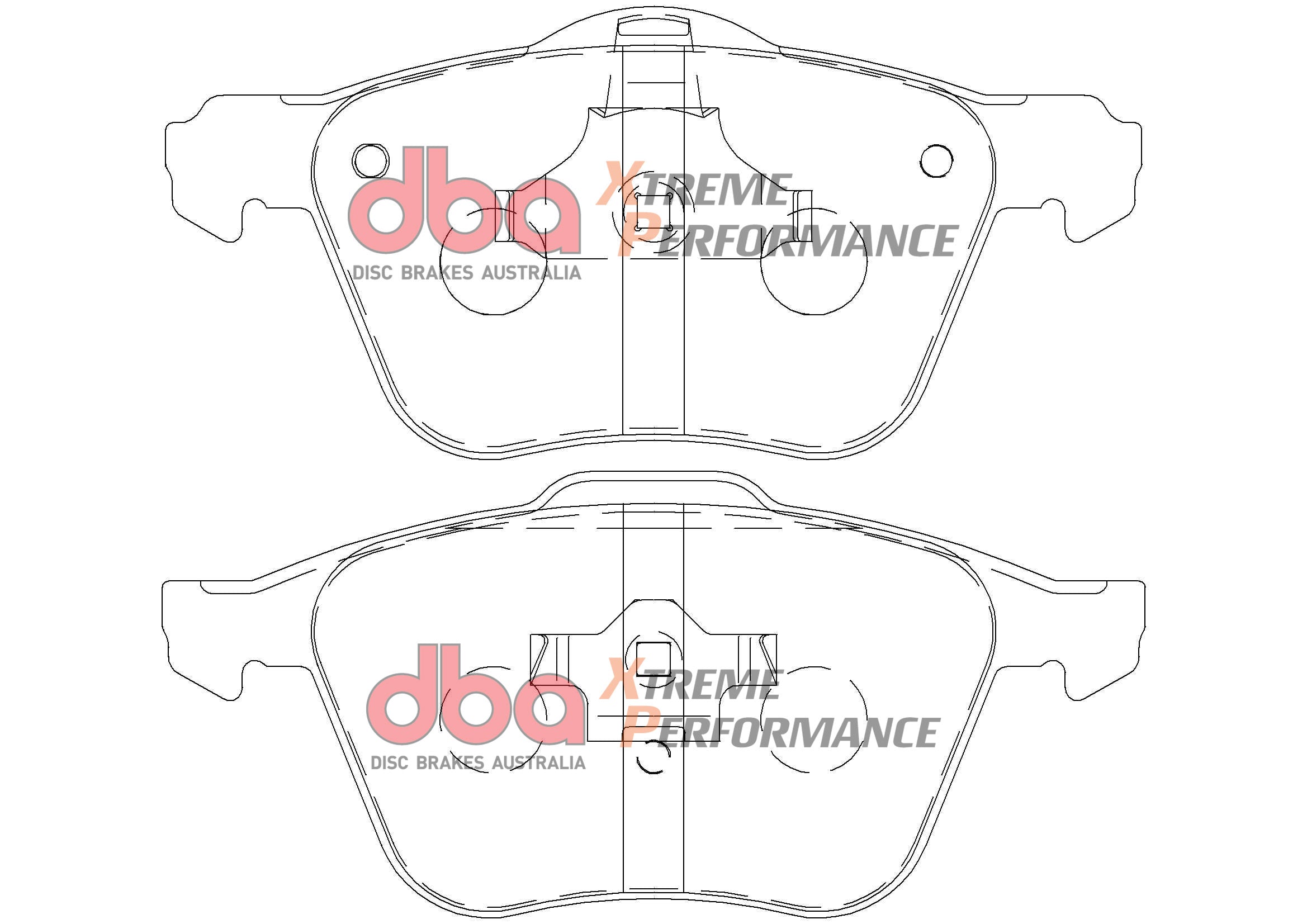 DB1658XP - DBA Xtreme Performance Brake Pads; Front