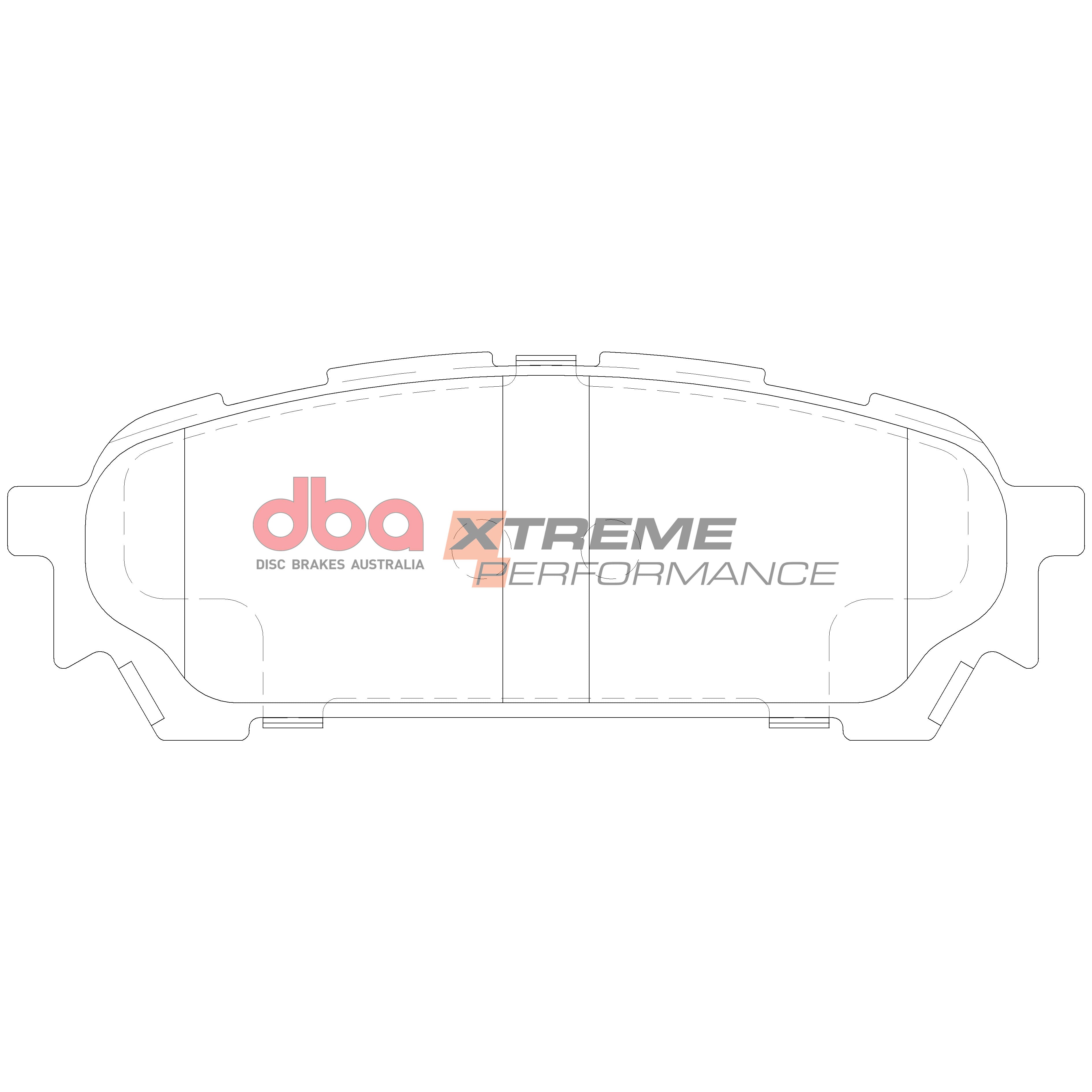 DB1672XP - DBA Xtreme Performance Brake Pads; Rear