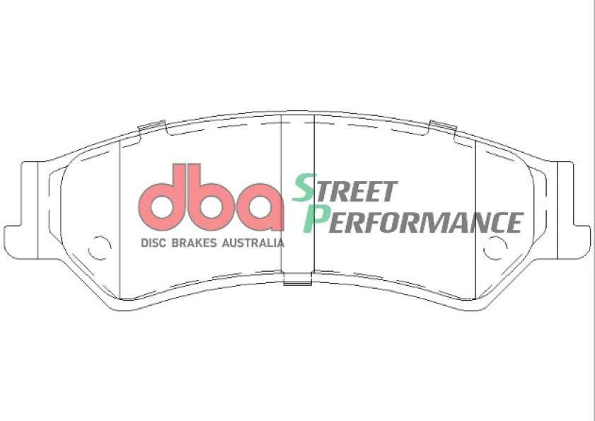DB1675SP - DBA Street Performance Brake Pads; Rear