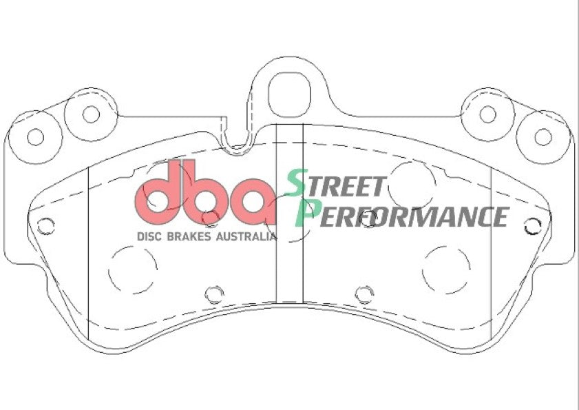DB1676SP - DBA Street Performance Brake Pads; Front
