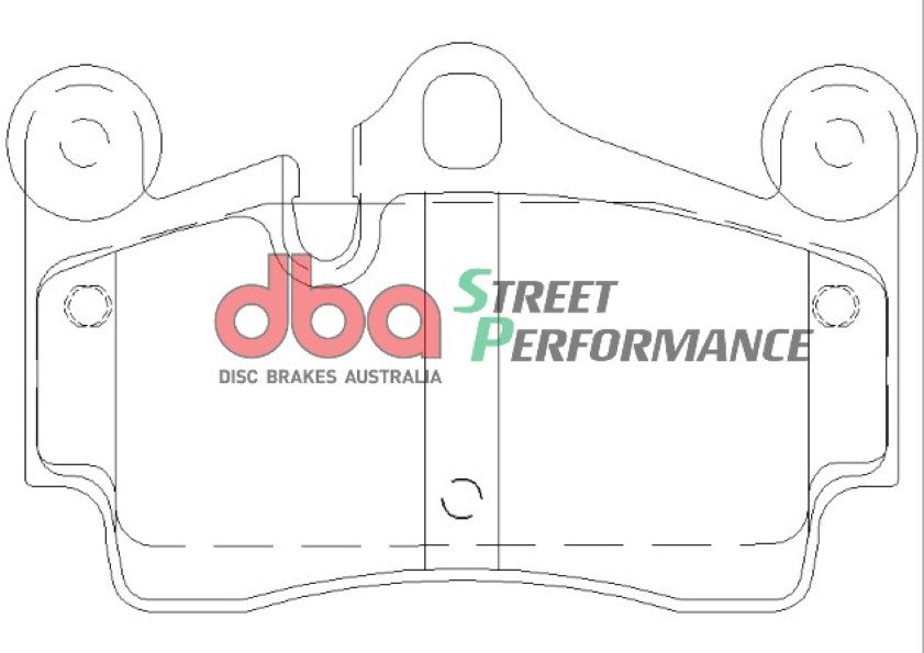 DB1677SP - DBA Street Performance Brake Pads; Rear