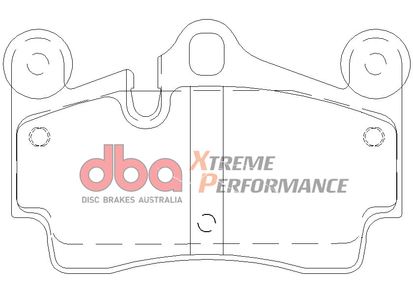 DB1677XP - DBA Xtreme Performance Brake Pads; Rear