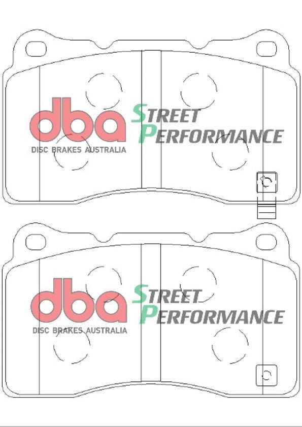 DB1678SP - DBA Street Performance Brake Pads; Front