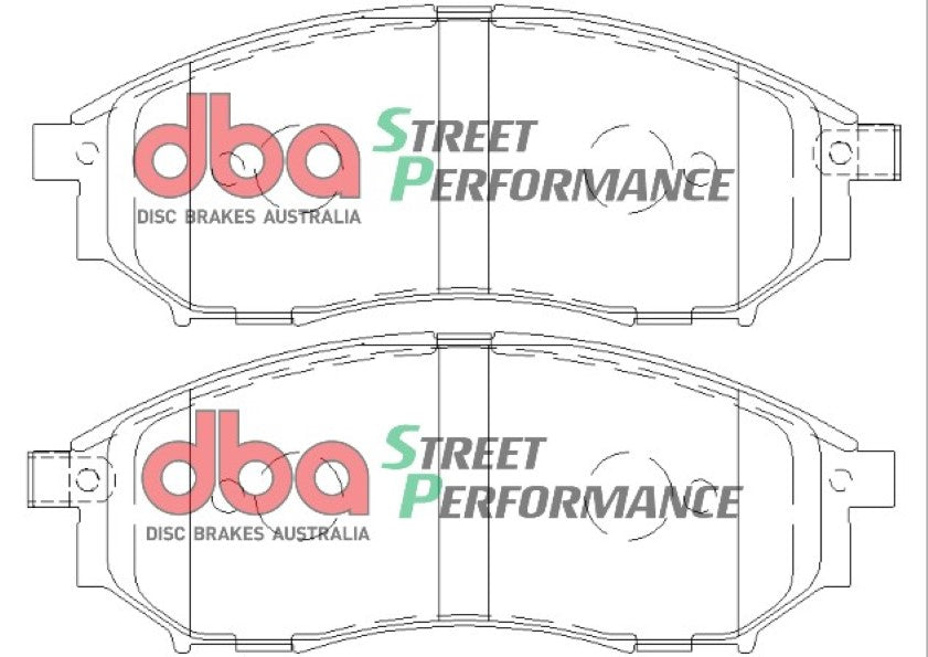 DB1696SP - DBA Street Performance Brake Pads; Front