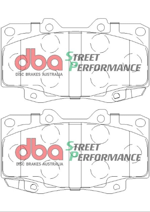 DB1739SP - DBA Street Performance Brake Pads; Front