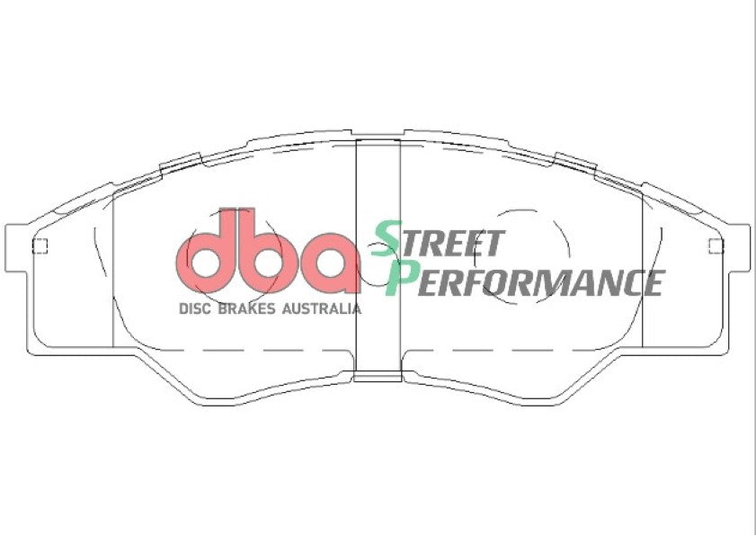 DB1741SP - DBA Street Performance Brake Pads; Front