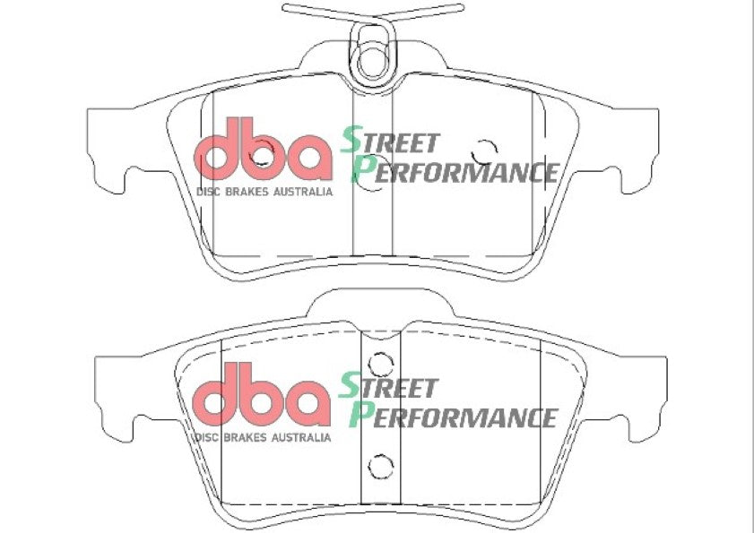 DB1763SP - DBA Street Performance Brake Pads; Rear