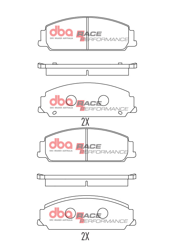 DB1765RP - DBA Racing Performance Brake Pads; Front