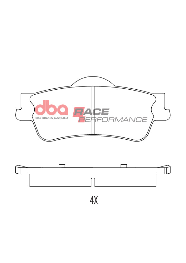 DB1766RP - DBA Racing Performance Brake Pads; Rear