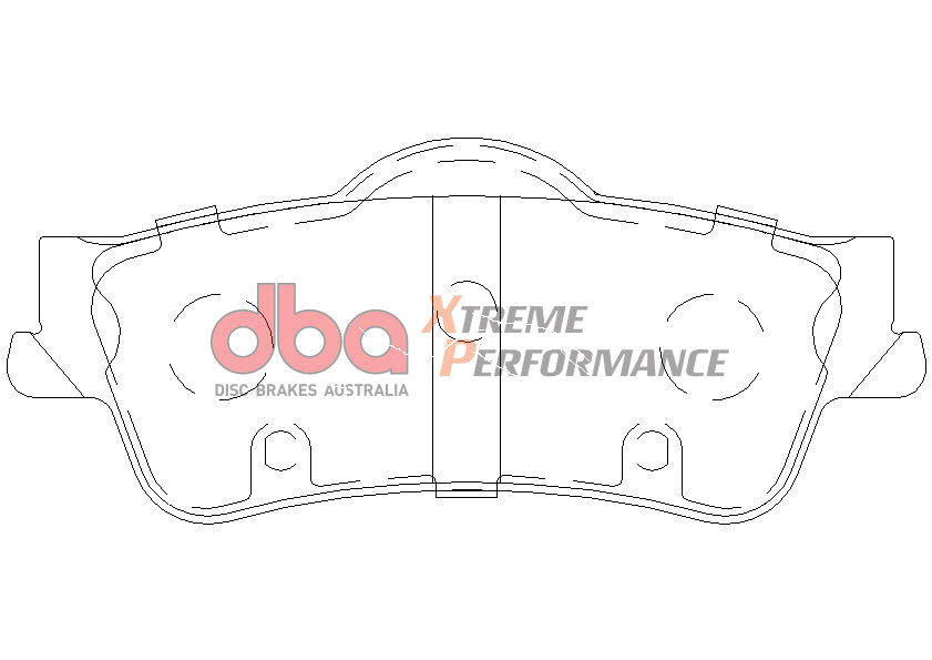 DB1766XP - DBA Xtreme Performance Brake Pads; Rear