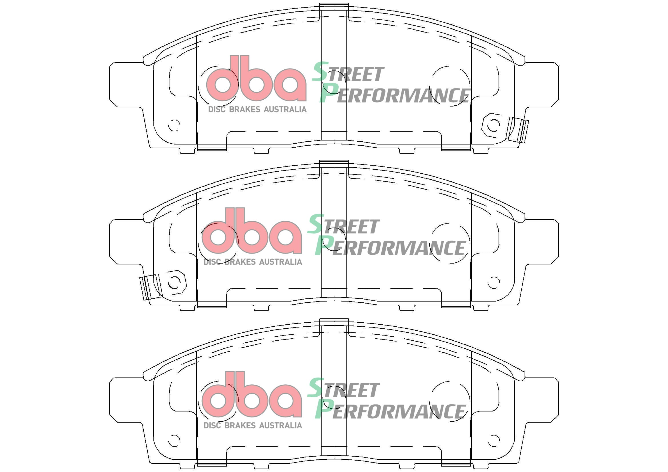 DB1774SP - DBA Street Performance Brake Pads; Front