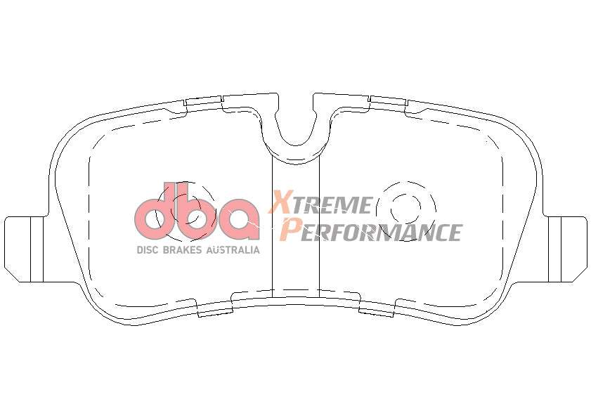 DB1781XP - DBA Xtreme Performance Brake Pads; Rear