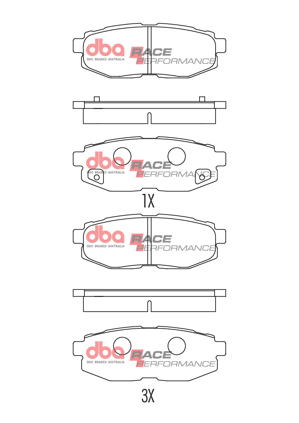 DB1789RP - DBA Racing Performance Brake Pads; Rear