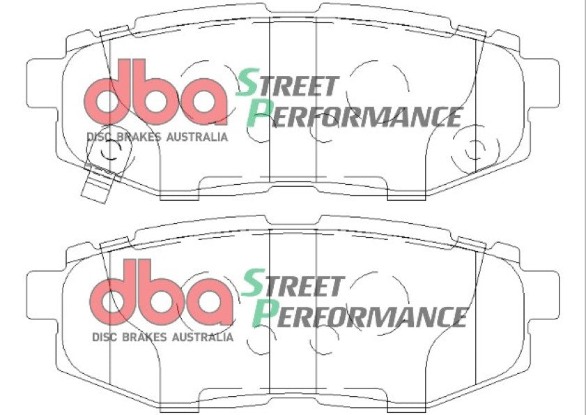 DB1789SP - DBA Street Performance Brake Pads; Rear
