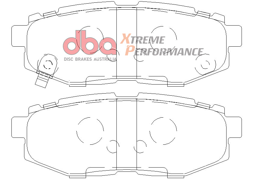 DB1789XP - DBA Xtreme Performance Brake Pads; Rear