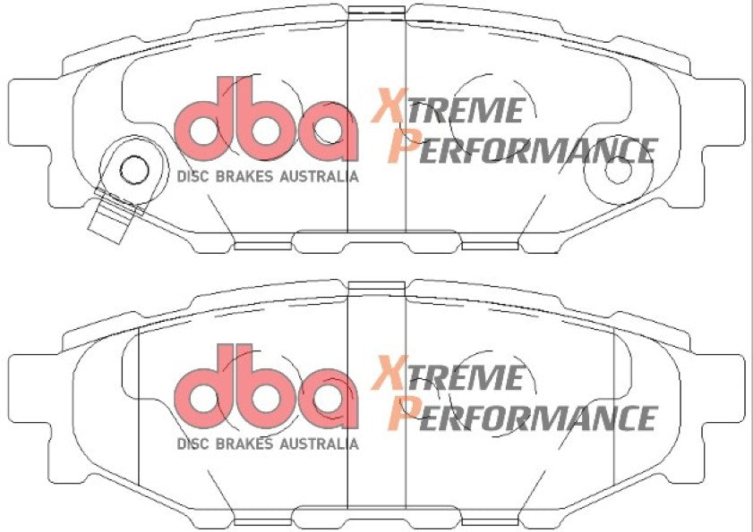 DB1803XP - DBA Xtreme Performance Brake Pads; Rear
