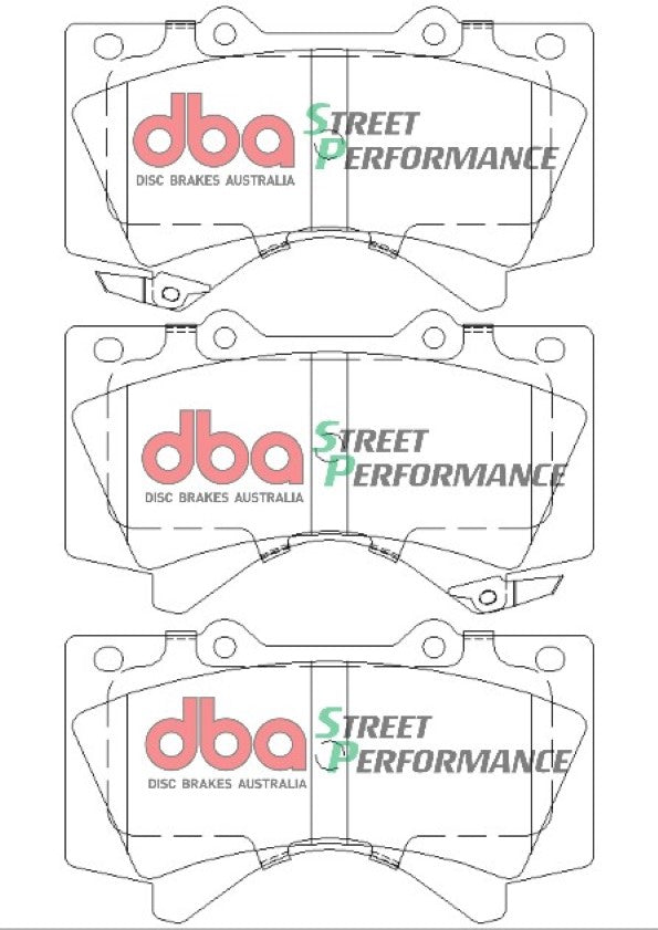 DB1838SP - DBA Street Performance Brake Pads; Front