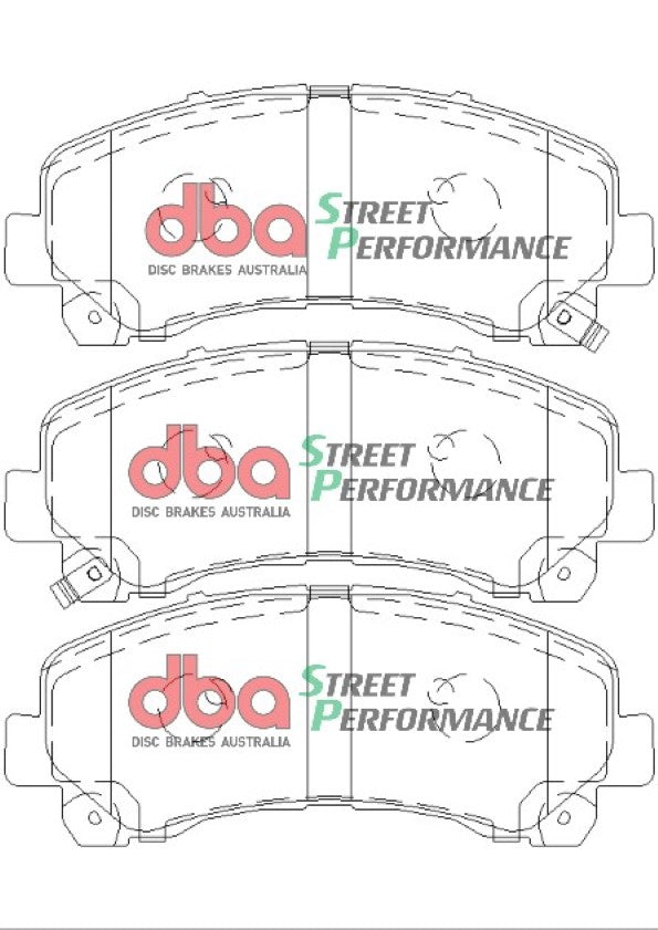 DB1841SP - DBA Street Performance Brake Pads; Front