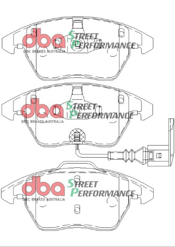 DB1849SP - DBA Street Performance Brake Pads; Front