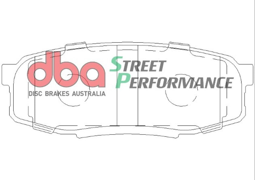 DB1857SP - DBA Street Performance Brake Pads; Rear