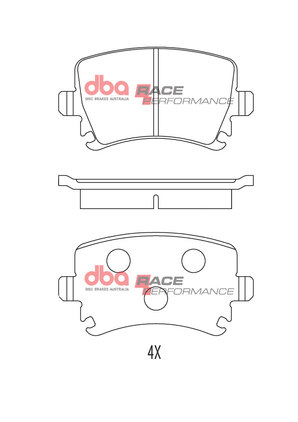DB1865RP - DBA Racing Performance Brake Pads; Rear