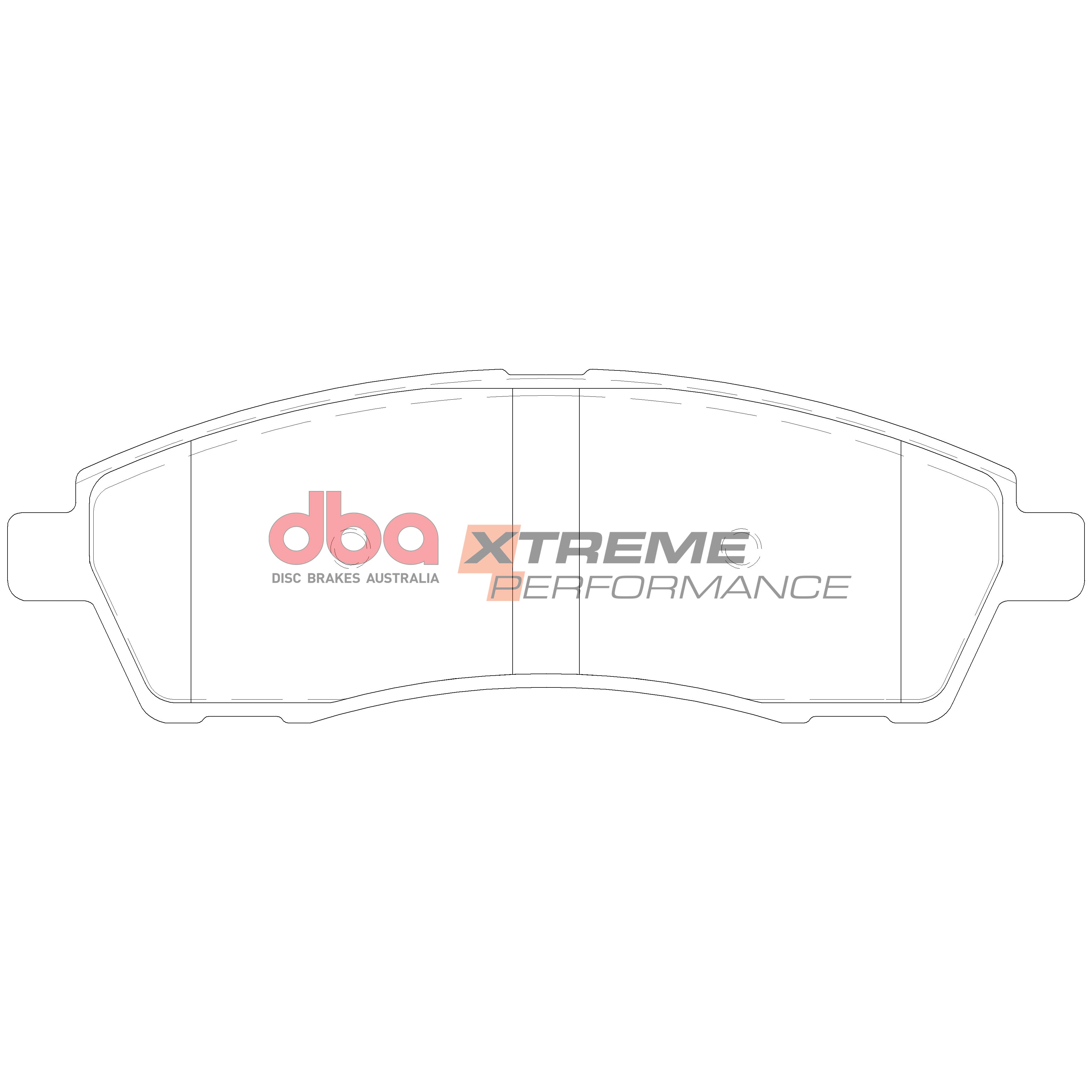 DB1891XP - DBA Xtreme Performance Brake Pads; Rear