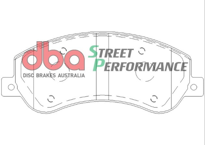 DB1915SP - DBA Street Performance Brake Pads; Front