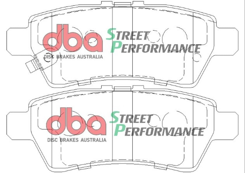 DB1919SP - DBA Street Performance Brake Pads; Rear